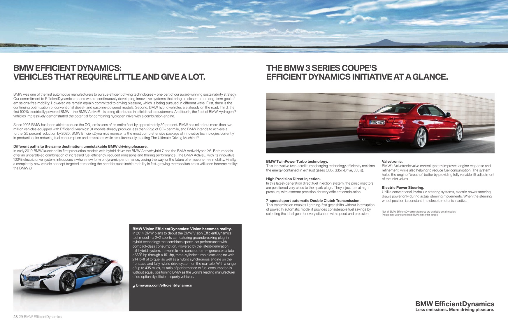2012 BMW 3-Series Coupe Brochure Page 8